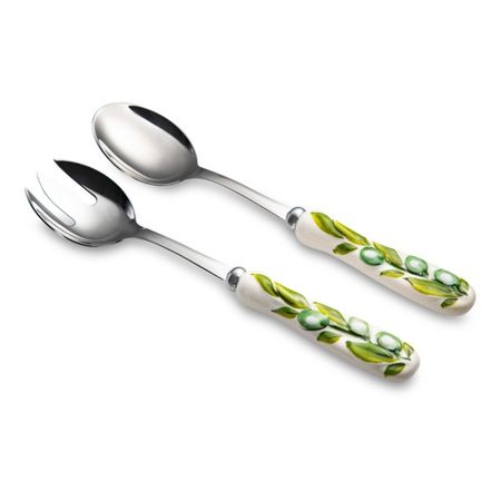 Набор ложек для салата Edelweiss Оливки, 25 см