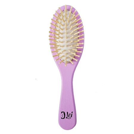 Расчёска массажная Lei 210 деревянная розовая расчёска массажная lei green деревянная тёмно зелёная с чёрным с пластиковыми зубцами