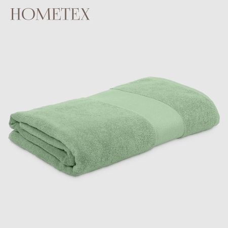 Полотенце махровое Hometex Original зеленый 100x150 см