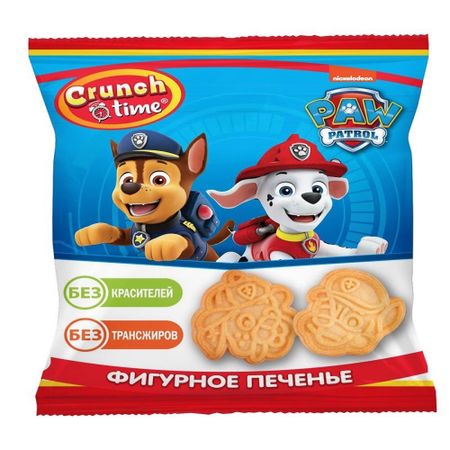 Печенье Crunch time фигурное щенячий патруль 20 г