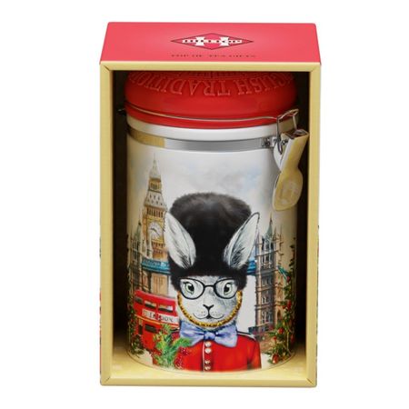 Чай черный Hilltop Заяц керамическая чайница с клипсой, 80 г