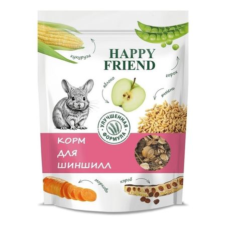 Корм для шиншилл Happy Friend 1 кг