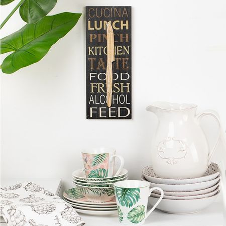 Панно настенное Glasar 12х2х30 см картина для раскрашивания по номерам панно леопард 30x50 см