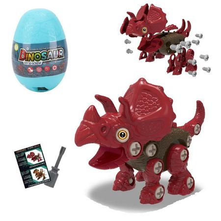 Динозавр Junfa красный в яйце (WZ-24125)
