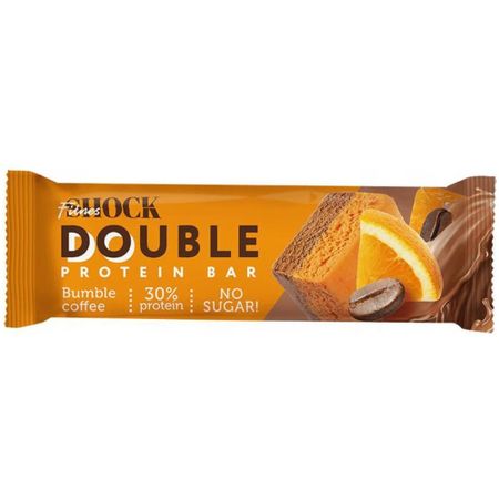 Батончик протеиновый FitnesShock в глазури кофе и апельсин 40 г