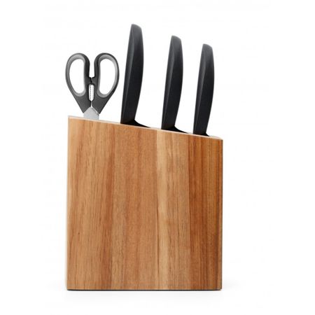 Набор ножей Apollo nerosteel ножницы/подставка 5 предметов