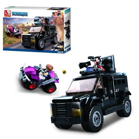 Конструктор Sluban полицейский внедорожник (M38-B0653)