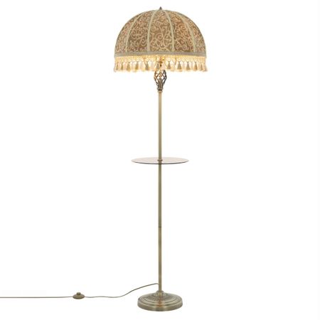 Торшер Citilux Базель со столиком и абажуром CL407935T