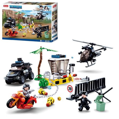 Конструктор Sluban преследование нарушителя (M38-B0772) ю несбё полиция