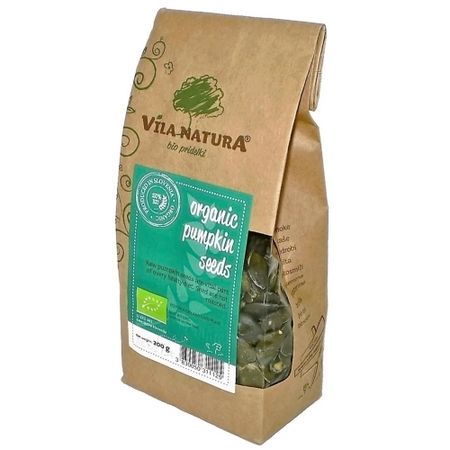 Семена VILA NATURA штирийской тыквы био, 200 г искусственные вязаные тыквы из полиэстера