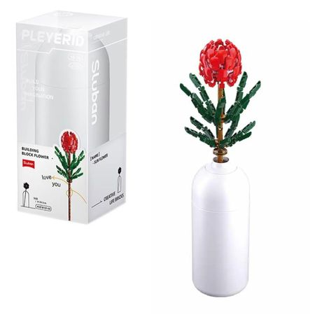 Конструктор Sluban роза в вазе (M38-B1101-08)