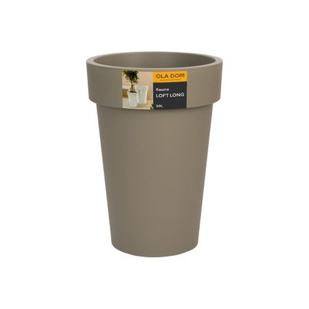 Кашпо Ola Dom Loft long мокко d41.5 см