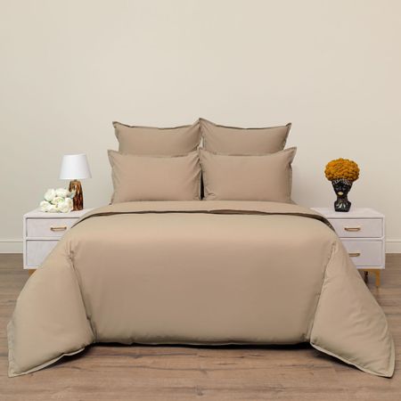 Комплект постельного белья Sofi de Marko Саммер светло-бежевый Семейный