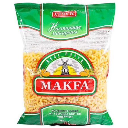 Макаронные изделия Макфа Ригатони 400 г макаронные изделия barilla capellini 1 спагетти 450 г