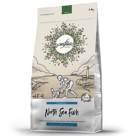 Сухой корм Crafita harmona для взрослых кошек из рыбы северного моря 1,4 кг у государственных дел быть указано…история посольского приказа