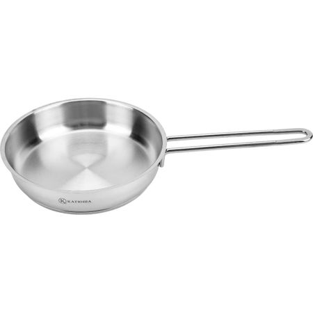 Сковорода Катюша пром Марта нержавеющая сталь 20см без крышки