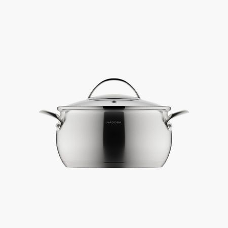 Кастрюля Nadoba Linda со стеклянной крышкой 20 см / 3 л