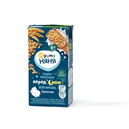 Кашка ФрутоНяня молочная пшеничная с 6-ти месяцев 200 мл