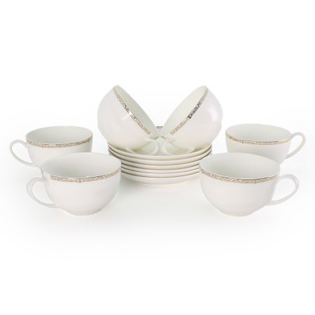 Набор чайных пар АККУ Изольда 6 персон 12 предметов