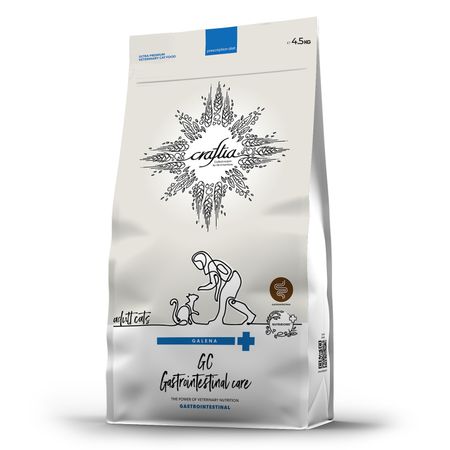 Сухой корм для кошек Craftia Galena Cat Gastrointestinal Care при заболеваниях ЖКТ 4,5 кг