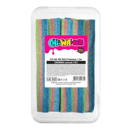 Мармелад Chi-wa-wa ремешок ежевика кислый 500 г