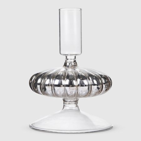 Подсвечник Yancheng Shiny прозрачный 9х9х13 см