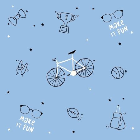 Бумага для подарков Be Smart 70х100 см, Коллекция 