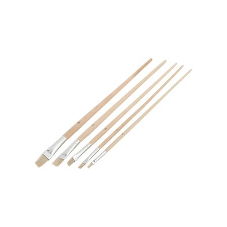 Набор кистей для масла Hardy плоские 5 штук алюминиевые плоские шайбы m6 m24 для сливной пробки масла