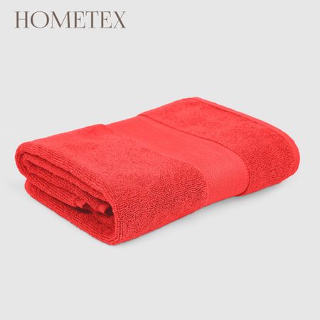 Полотенце махровое Hometex Original красный 50x100 см