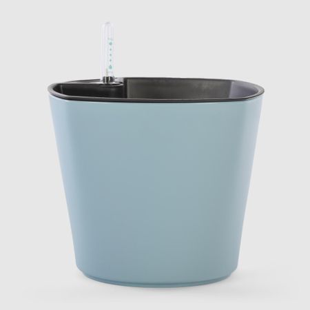 Кашпо с автополивом Greensun D18см oc1816-голубой