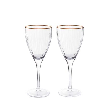 Набор бокалов Fissman для белого вина стекло 390 мл 2 шт