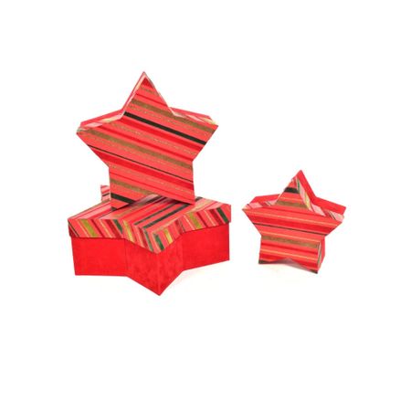 Набор Mercury NY подарочных коробок в форме звезды 3 шт 50 шт подарочных пакетов patimate для рамадан карим