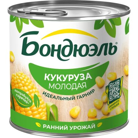 Кукуруза молодая Bonduelle 425 мл