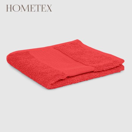 Полотенце махровое Hometex Original красный 30x30 см