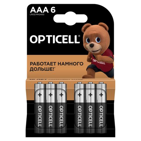 Батарейки Opticell Basic AAA 6шт
