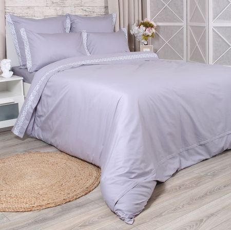 Комплект постельного белья Mona Liza Двуспальный Сатин Lavender комплект наволочек picassa 50х70cм 2шт сатин сиреневый арт к тнав5х7сат сир