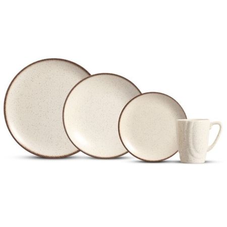 Набор Alleanza столовой посуды Vanilla 4 персоны, 16 предметов миниатюрные металлические чашки для кукольного домика 3 шт