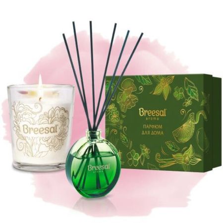 Набор Breesal аромадиффузор 70 мл + аромасвеча