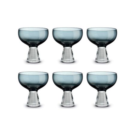 Набор креманок Pozzi Milano 1876 Fun Classy тёмно-синий 6шт