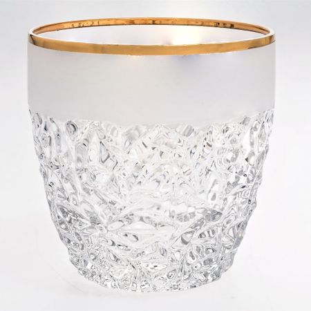 Набор стаканов для виски Bohemia Jihlava Nicolette золото, матовое напыление 350 мл 6 шт