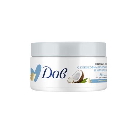 Крем Дав для тела с кокосовым молочком и маслом ши 300 мл