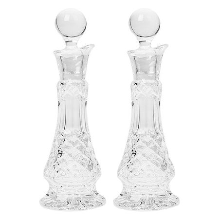 Набор графинов для масла и уксуса Crystal Bohemia Diamond (290/48512/1/60500/010-209)