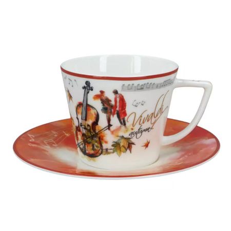 Пара чайная Carmani A. Vivaldi осень 230 мл