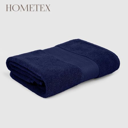 Полотенце Hometex Original махровое тёмно-синее 50х100 см