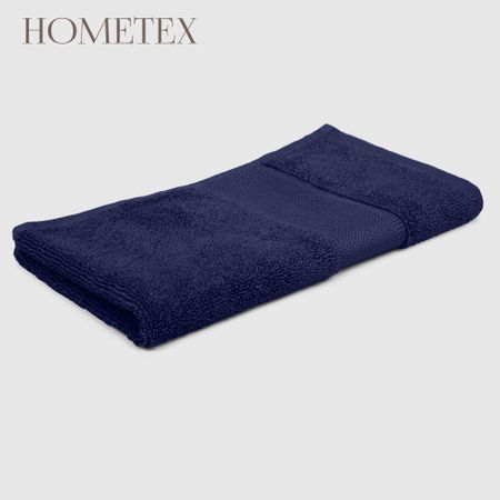 Полотенце Hometex Original махровое тёмно-синее 30х50 см