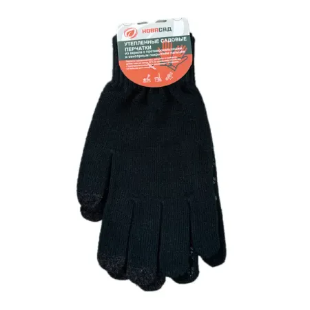 Перчатки нейлоновые утепленные Gl24040 размер M цвет черный rloverae перчатки hppe level 5