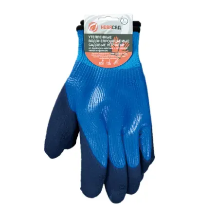 Перчатки нейлоновые утепленные Gl24042 размер One Size цвет синий rloverae перчатки hppe level 5