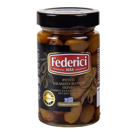 Оливки Federici каламата блонд без косточки 300 г