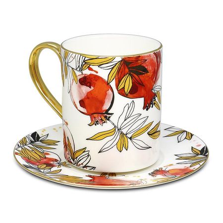 Пара чайная Empire Гранатовый сад 350 мл