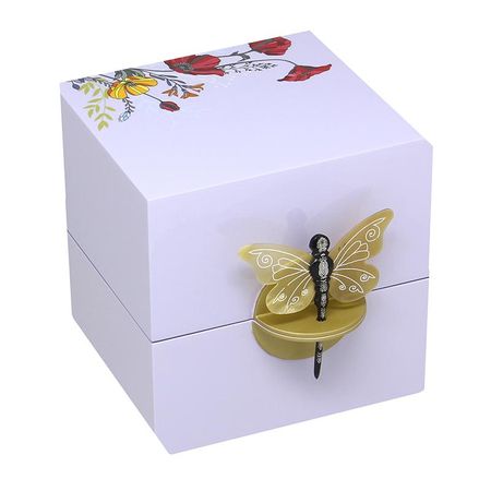 Шкатулка Empire бабочки 20x20x20 см
